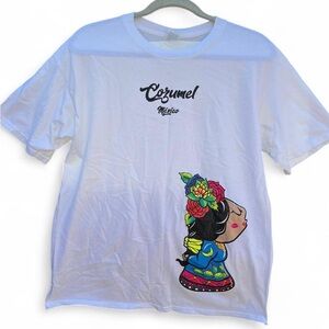 Vintage Cozumel Mexico Souvenir T-Shirt
Folk Art Otomi Style Graphic